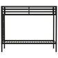 Hearth and Haven Adam Twin over Twin Bunk Bed in Black, , large