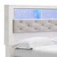 Ashley Altyra Queen Upholstered Bookcase Bed with Storage  in White, , large