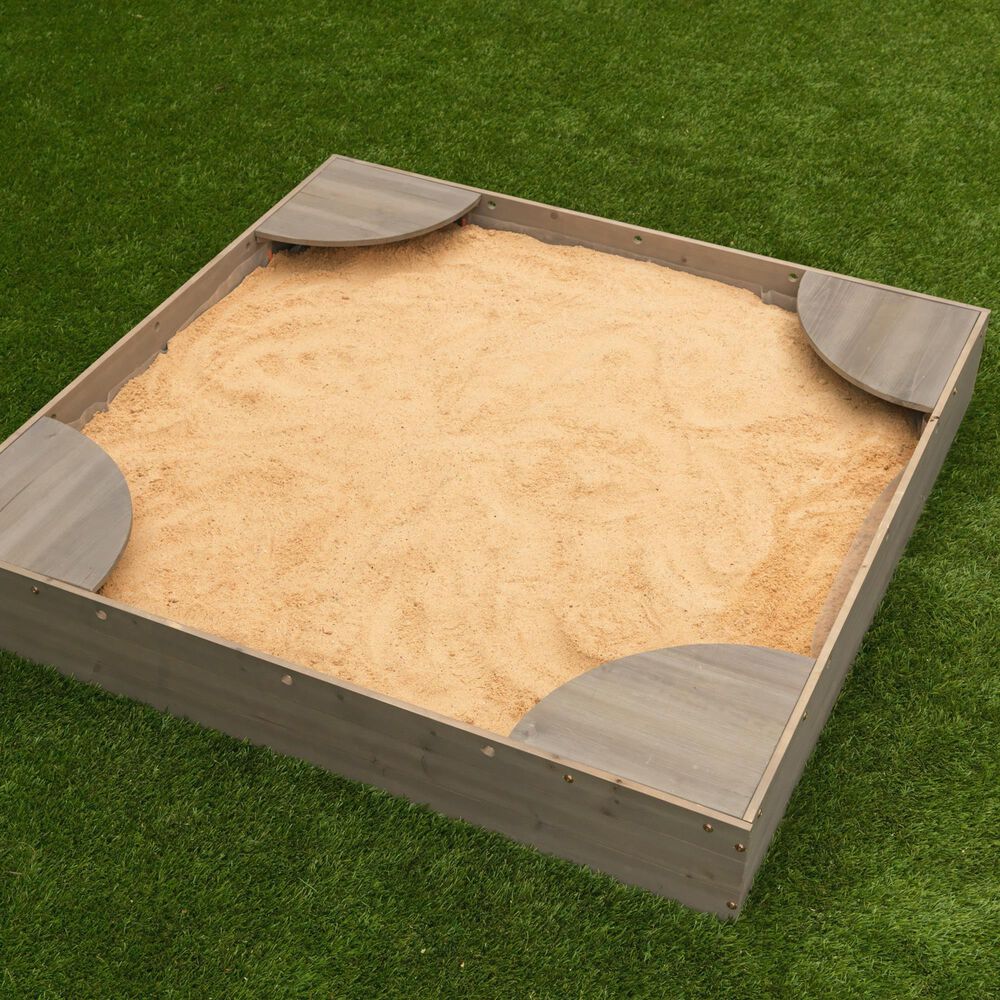 Kidkraft Backyard Sandbox in Gray, , large