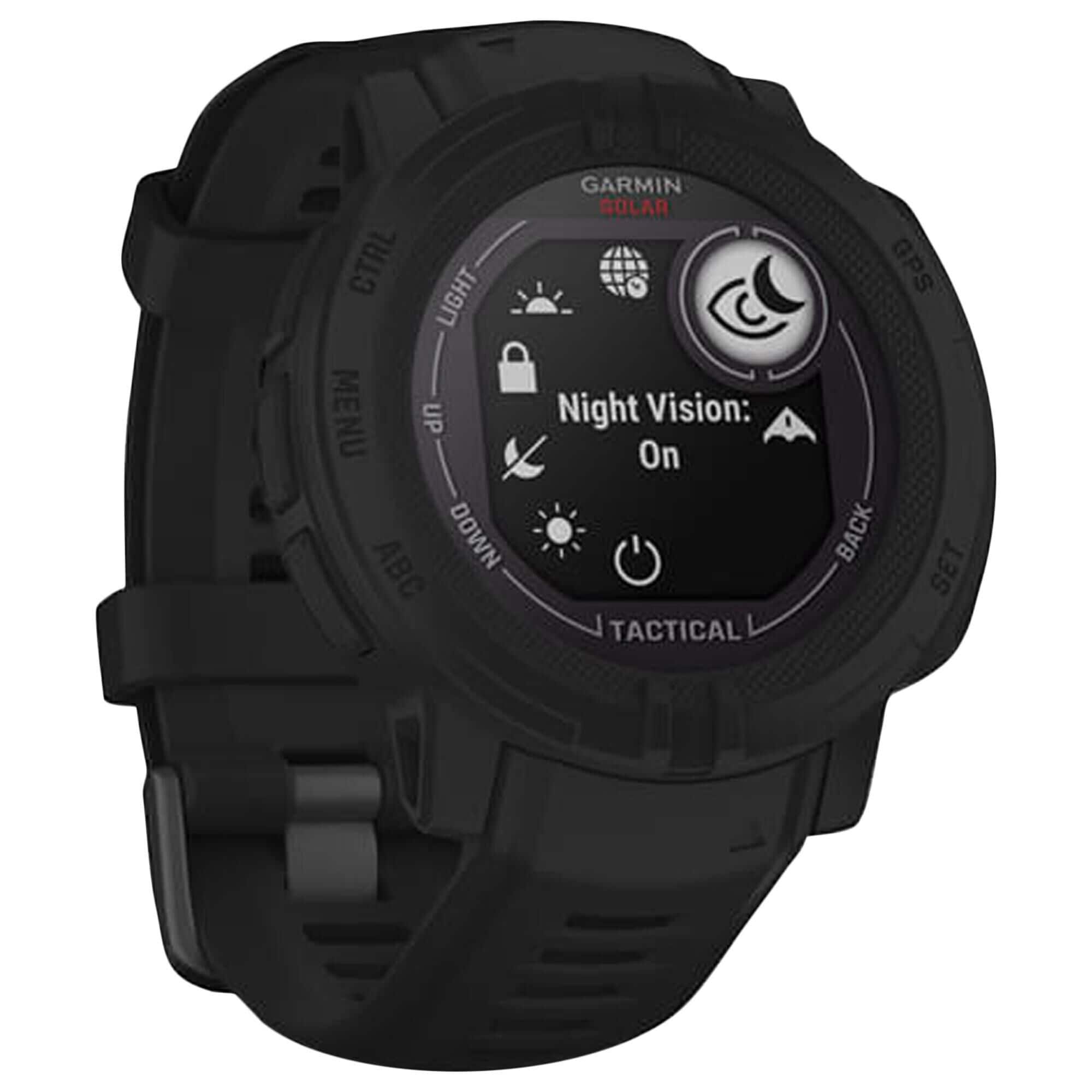 Garmin Instinct 2 Solar Tactical Edition Smartwatch Case in Black NFM