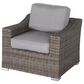 Hearth and Haven 3-piece Outdoor Wicker Conversation with Slat-Top Side Table Set in Grey, , large