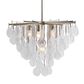 Uttermost Goccia 6-Light Chandelier in Antique Bright Silver, , large