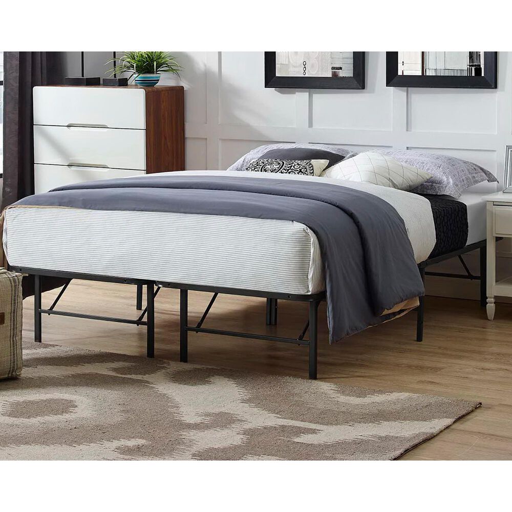 Modway Horizon Platform Queen Bed Frame in Brown, , large