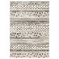 Oriental Weavers Georgia Tribal 8826E 3"10" x 5"5" Ivory and Black Area Rug, , large