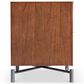 Bernhardt Brasea 32" 2 Drawer Nightstand in Lume and Tungsten with AC and USB Ports, , large