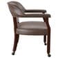 Steve Silver Tournament Arm Chair in Medium Cherry, , large