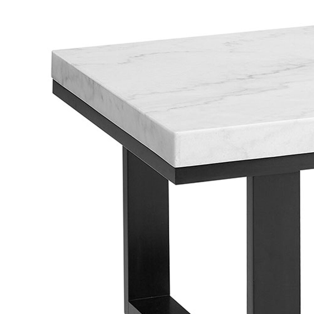 Crystal City Lucca Cocktail Table in Ebony and White, , large