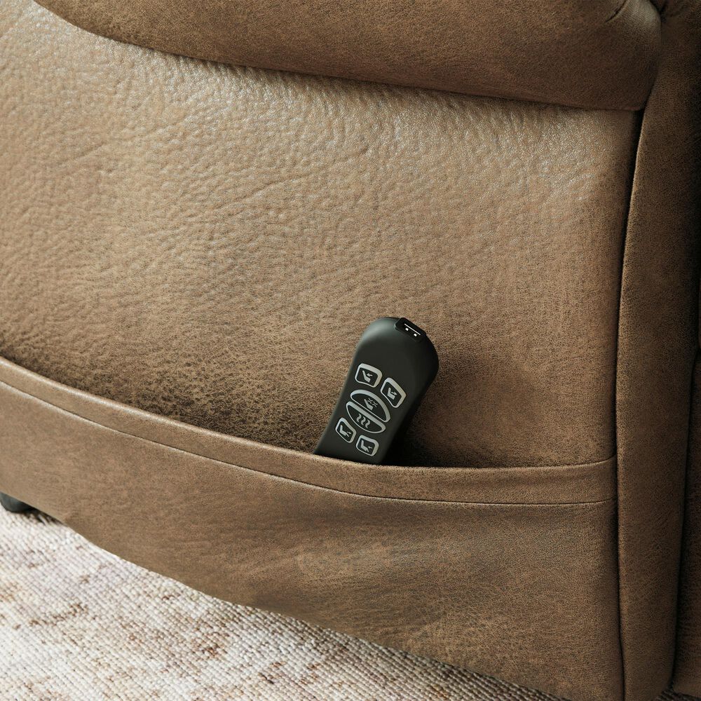 Ashley Revived and Restored Power Lift Recliner in Earth, , large