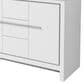 Lexora Home Lafarre 48" Double Bathroom Vanity in White with 2 cm White Cultured Marble Top and Rectangular Sinks, , large