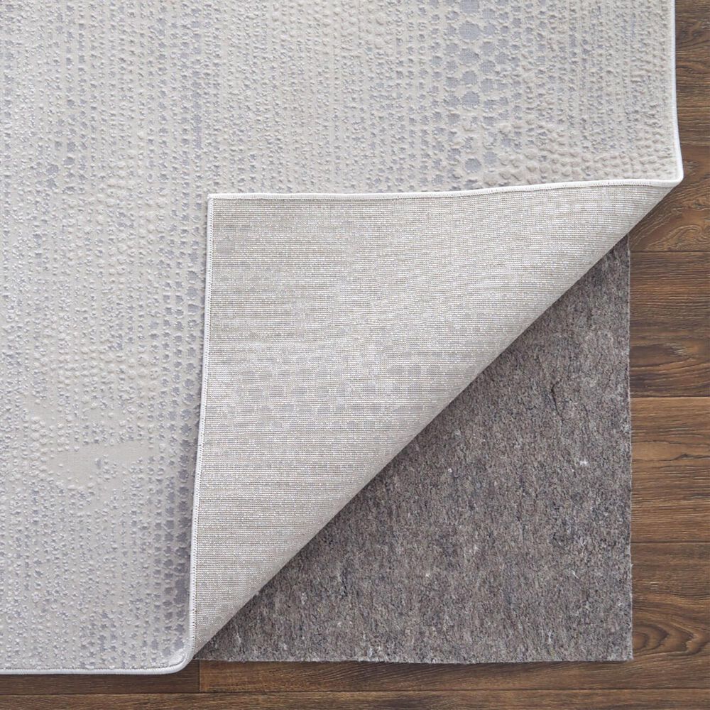 Feizy Prasad 5&#39; x 8&#39; Ivory and Gray Area Rug, , large