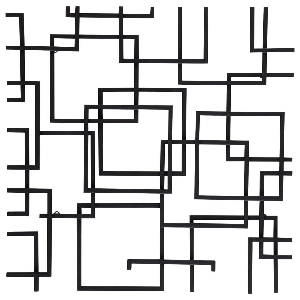 Ashley Aadanton 26" x 26" Wall Decor in Black, , large
