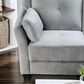 Furniture of America Babcock 3-Piece Living Room Set in Gray, , large