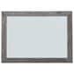 Ashley Bronyan Bedroom Dresser Mirror in Dark Gray, , large