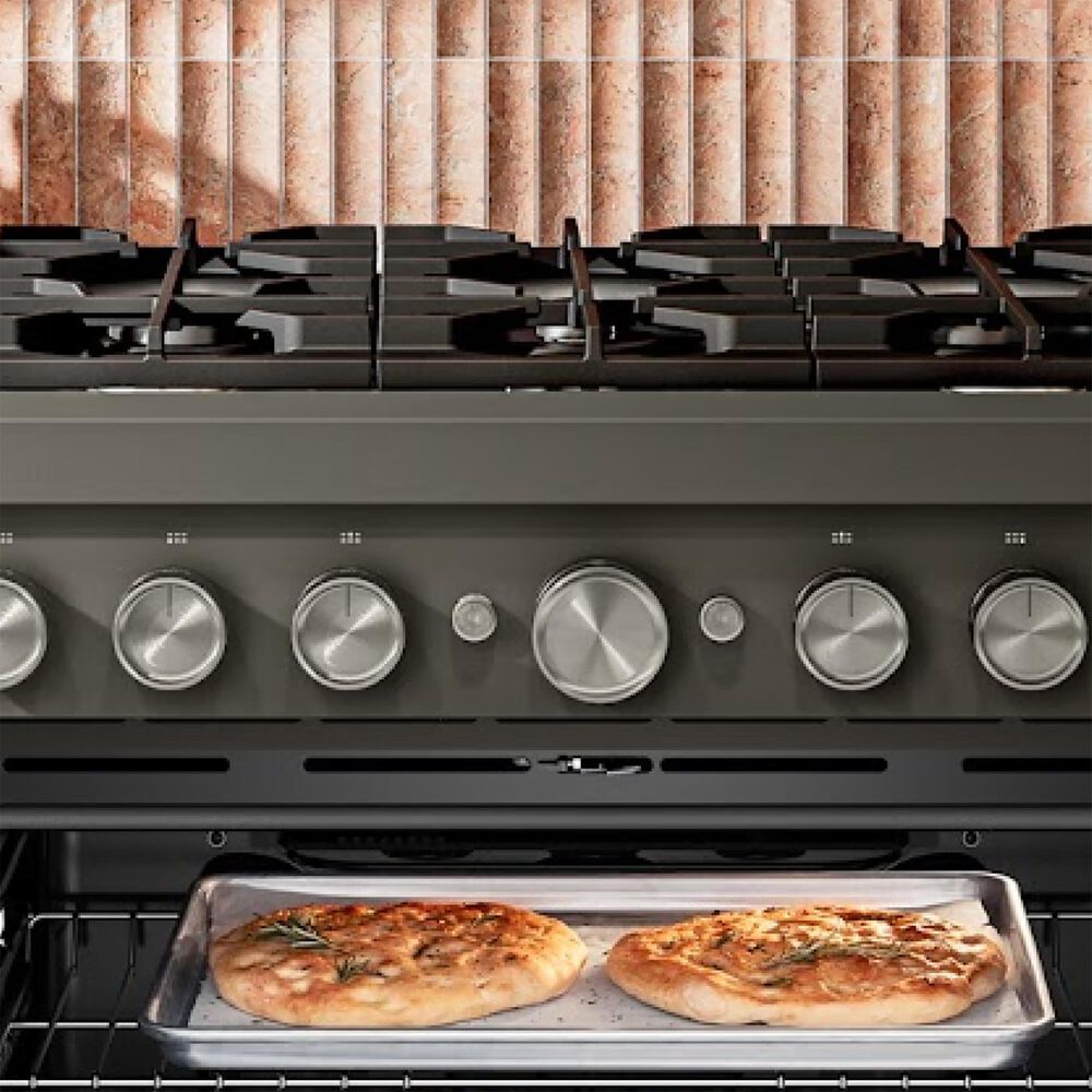 KitchenAid 36" Commercial Dual Fuel Range in Black Ore, , large