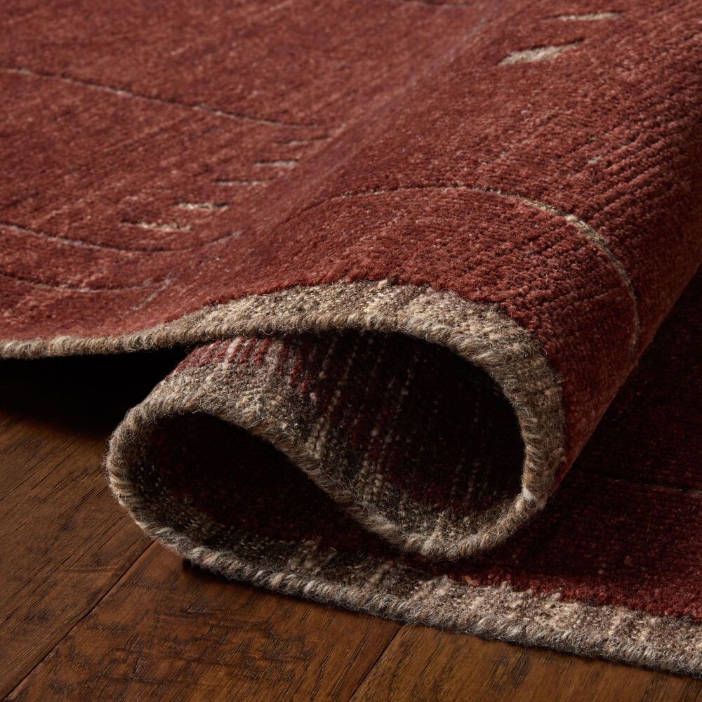 Loloi Beckham Bark and Brick 8'6" x 11'6" Area Rug, , large