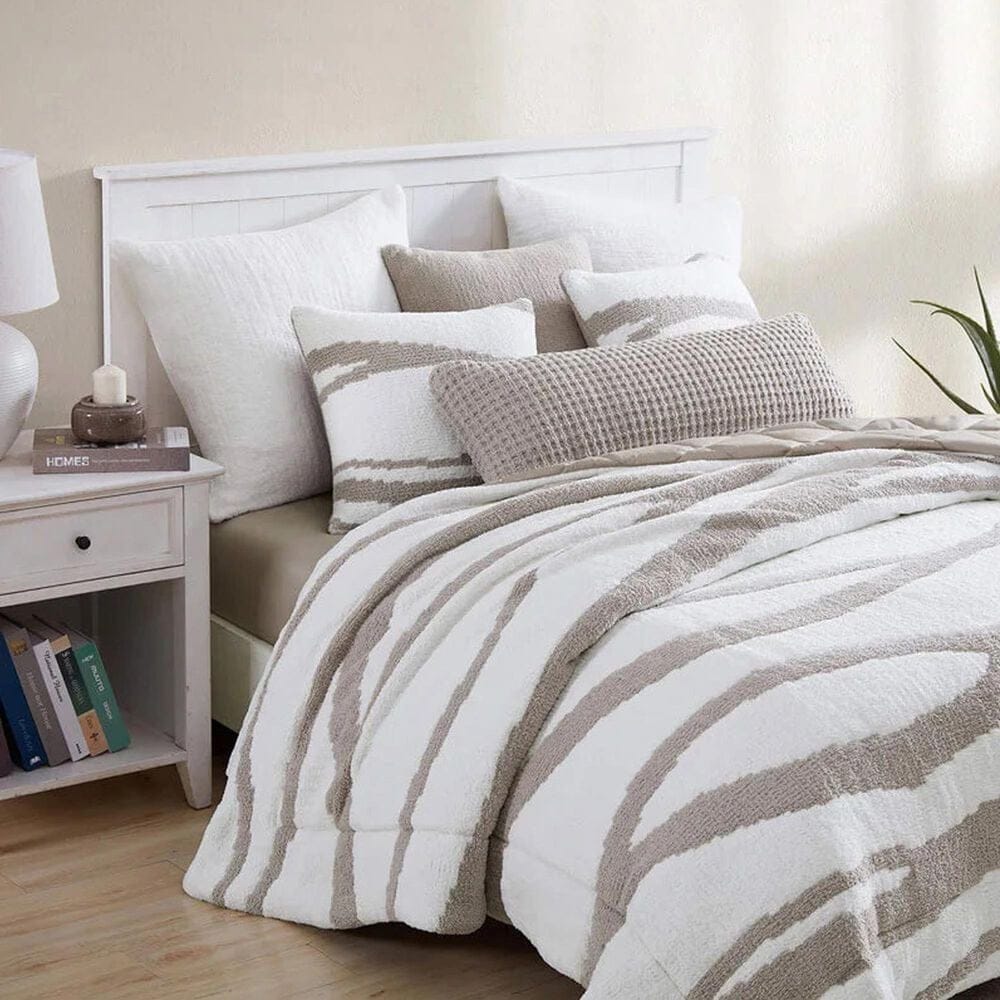 Sunday Citizen Snug Waffle 14&quot; x 36&quot; Lumbar Throw Pillow
 in Taupe, , large
