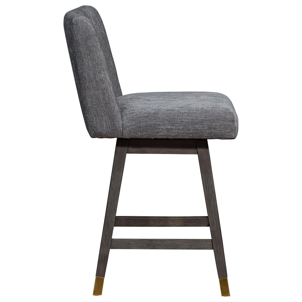 Blue River Basila Swivel Counter Stool in Gray, , large