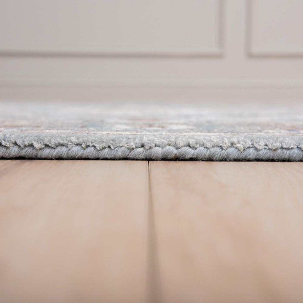 RIZZY Sapphire Blue and Gray 5' x 8' Area Rug, , large