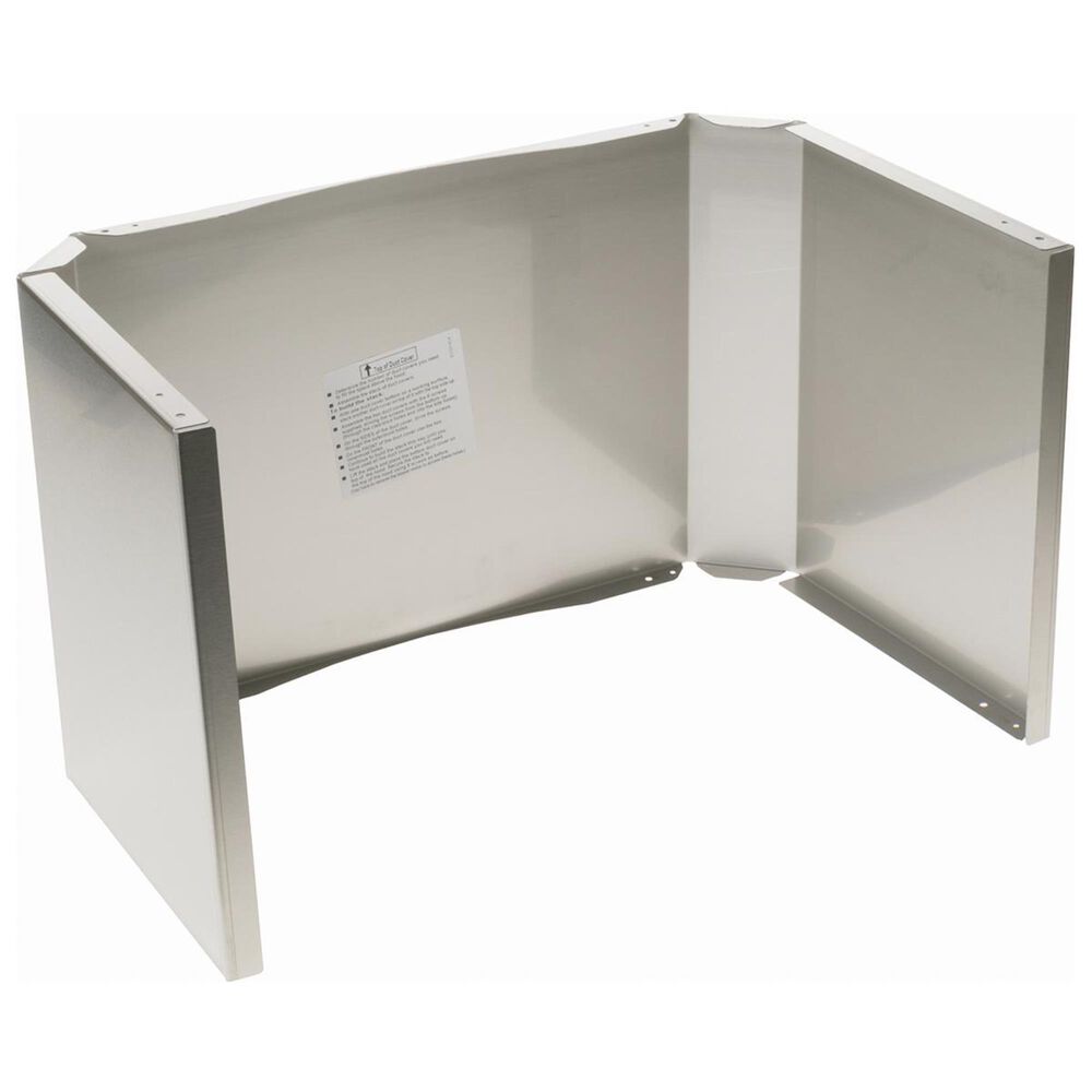 Monogram 12&quot; Stackable Duct Cover in Stainless Steel, , large