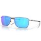 Oakley Men"s Sunglasses with Prizm Sapphire Lenses in Satin Chrome, , large