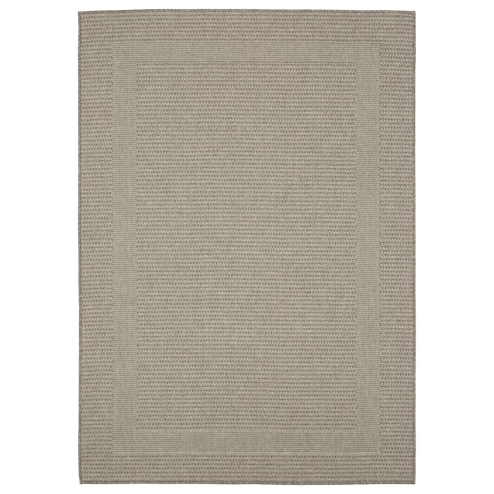 Oriental Weavers Caicos CA05A 5"3" x 7"3" Grey Area Rug, , large