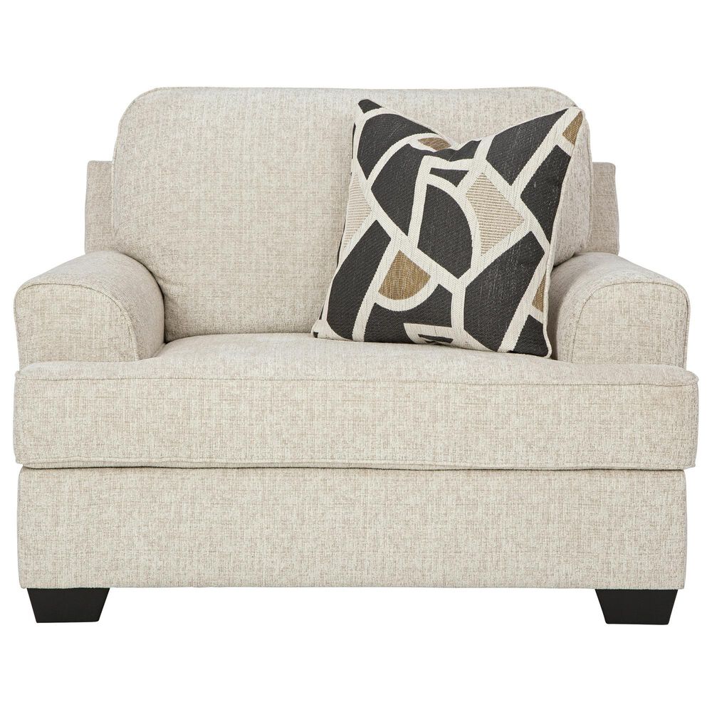 Ashley Heartcort Chair and a Half with Ottoman in Quartz, , large