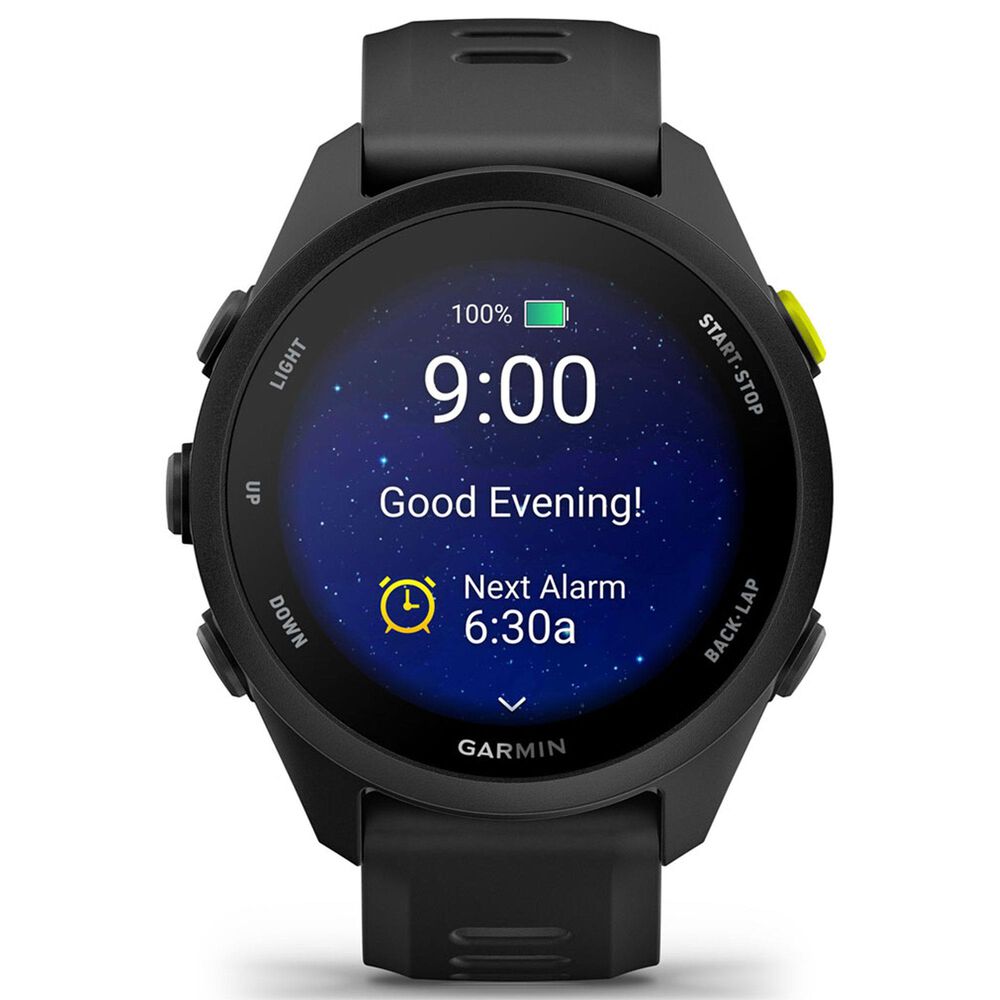 Garmin Forerunner 70 Smartwatch 42mm with Silicone Band in Black, , large