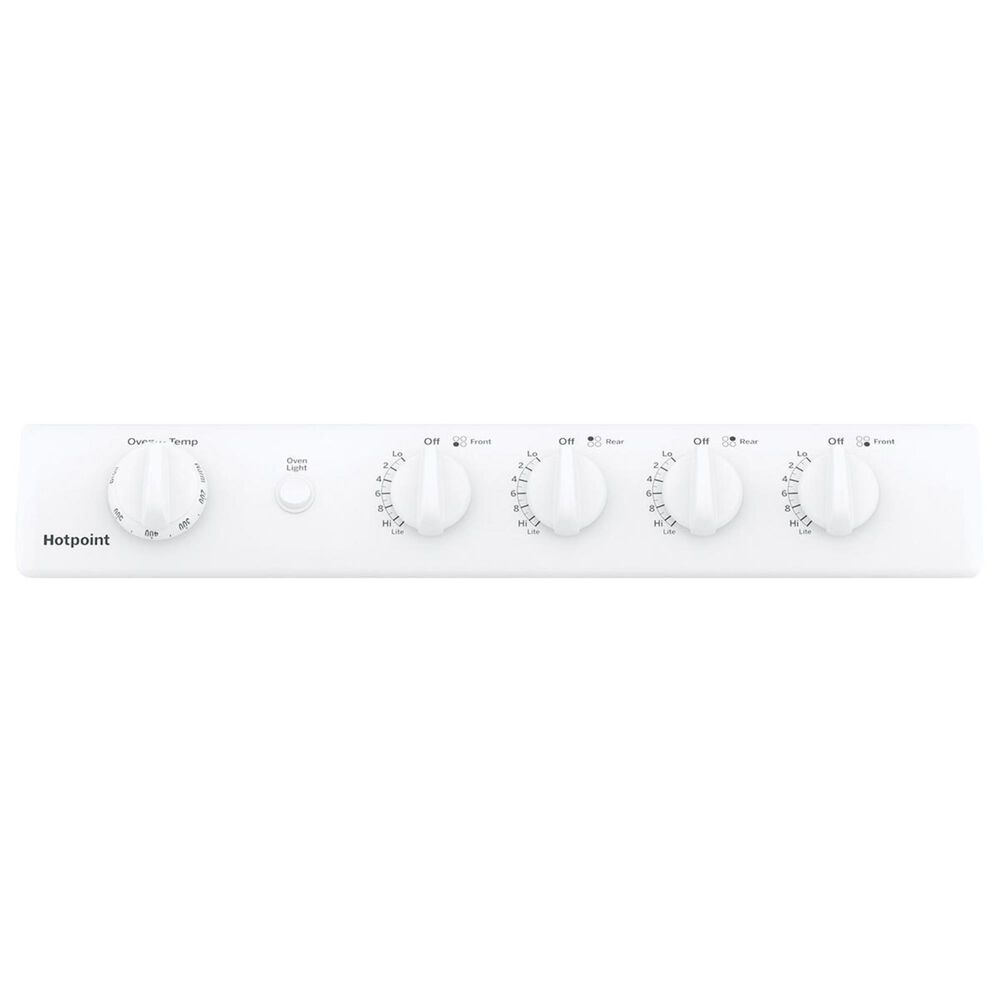 Hotpoint 24&quot; Front-Control Gas Range in White, , large