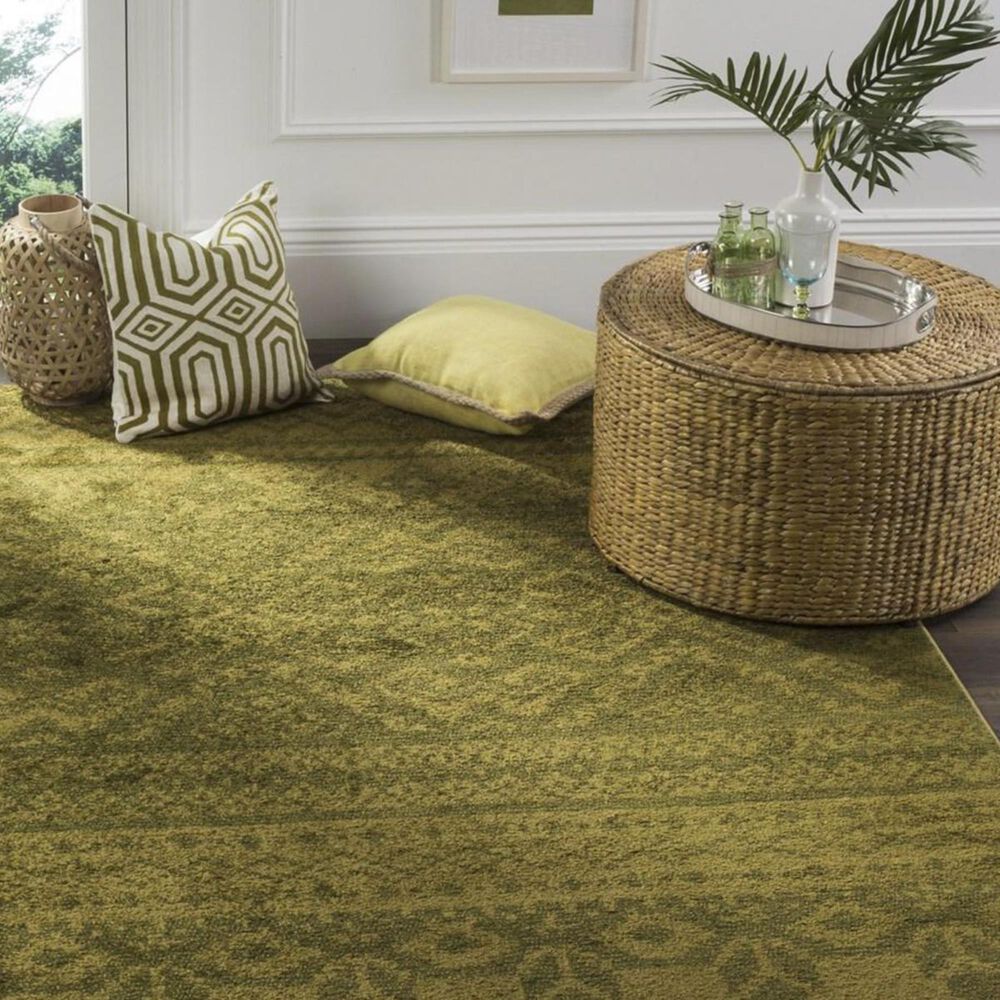 Safavieh Adirondack ADR107D 4" x 6" Green and Dark Green Area Rug, , large