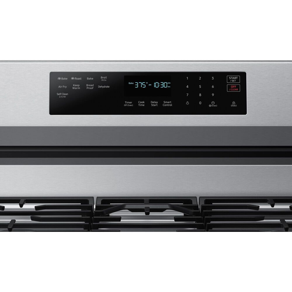 Samsung 6 Cu. Ft. Freestanding Gas True Convection Range with Wi-Fi and Air Fry in Stainless Steel, , large
