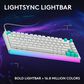 Logitech G512 X 75 Dual Swap Mechanical Gaming Keyboard with Tactile Switches in White, , large