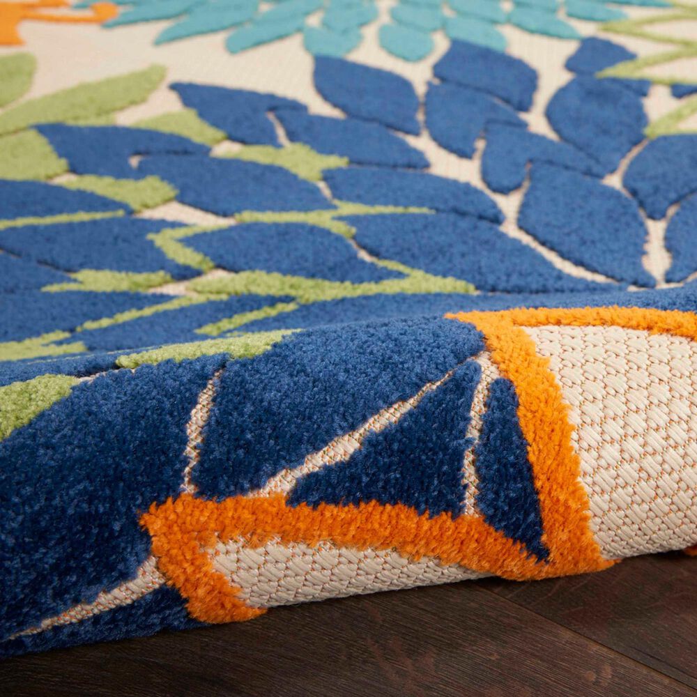 Nourison Aloha ALH05 9&#39;6&quot; x 13&#39; Multicolor Indoor/Outdoor Rug, , large