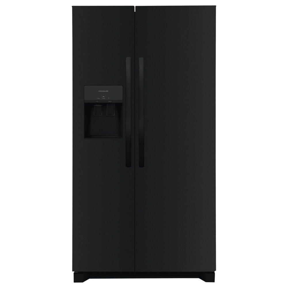 Frigidaire 25.6 Cu. Ft. Standard Depth Side-by-Side Refrigerator in Black, , large