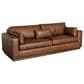 Bradington-Young Grady Leather Sofa in Mushroom, , large