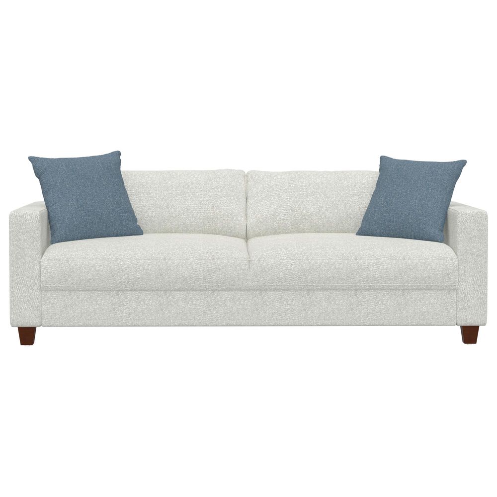 Emerald Home Furnishings Bianca Stationary Sleeper Sofa in Snowdrift, , large