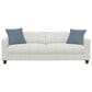 Emerald Home Furnishings Bianca Stationary Sleeper Sofa in Snowdrift, , large