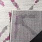 Safavieh Skyler SKY197F 2" x 8" Ivory and Pink Runner, , large