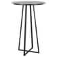 LumiSource Cosmo Bar Table in Black Metal and Black Wood, , large