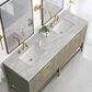James Martin Vanities Emmeline 72" Double Bathroom Vanity in Pebble Oak with 3 cm Victorian Silver Quartz Top and Rectangular Sinks, , large