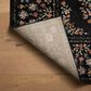 Rifle Paper Co Laurel Eleanor 5"3" x 7"8" Black Area Rug, , large
