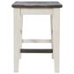 Waltham Madison County Sofa Console and 3 Stools in Vintage White and Barnwood, , large