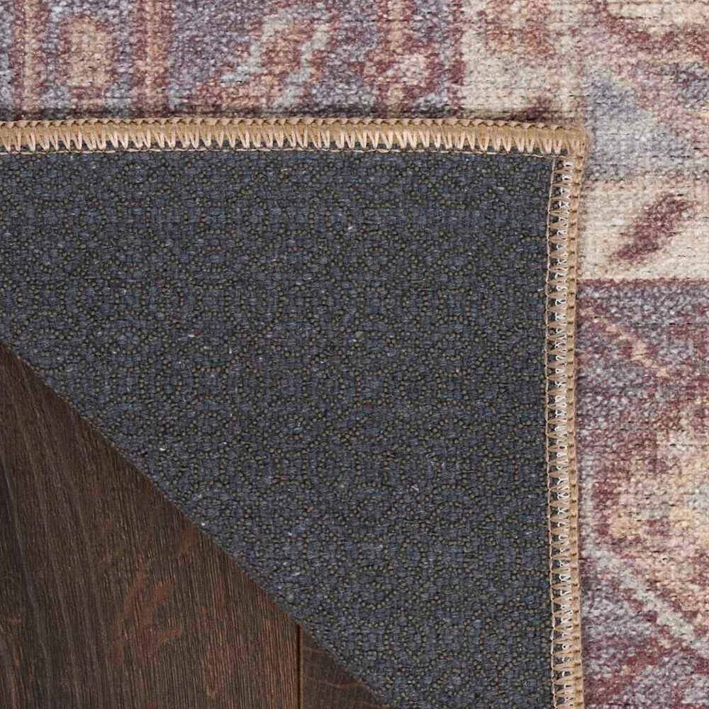 Nourison Vintage Washables Ivory and Purple 9'10" x 13'2" Area Rug, , large