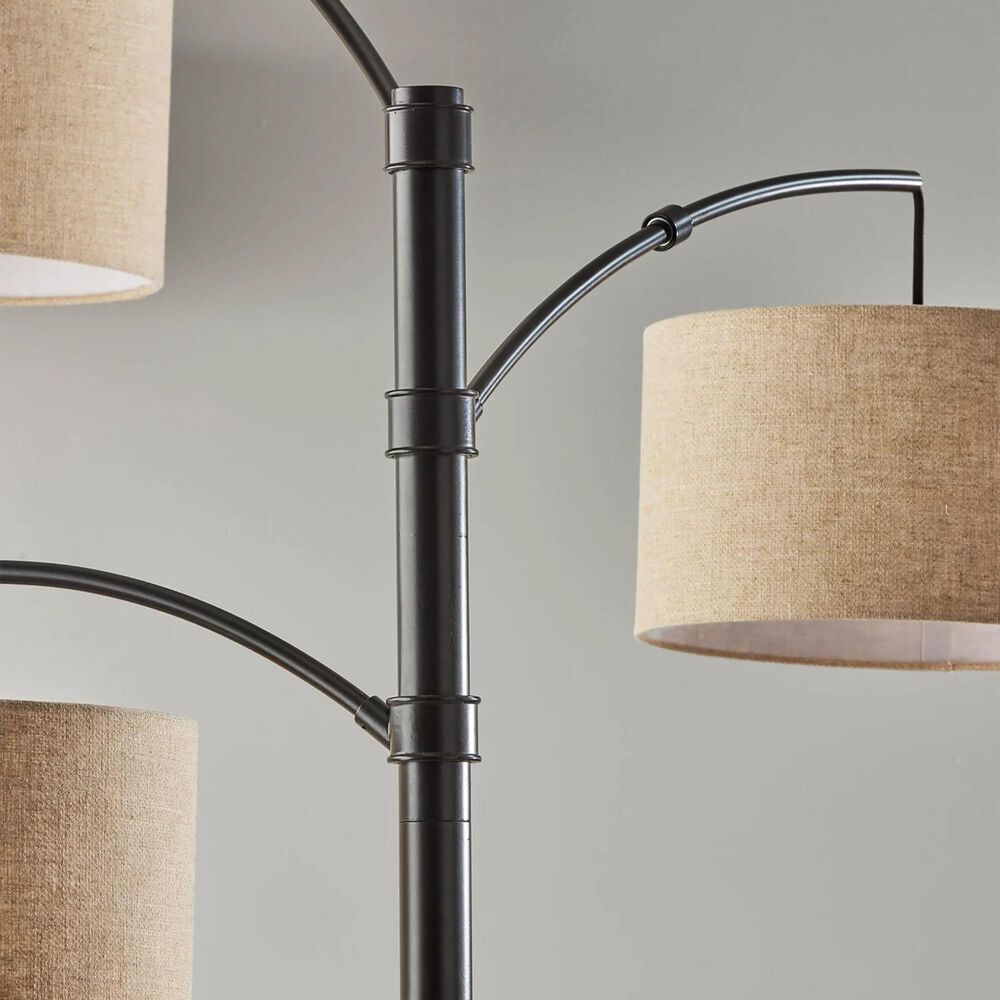 Adesso Cabo Arc Lamp in Dark Bronze, , large