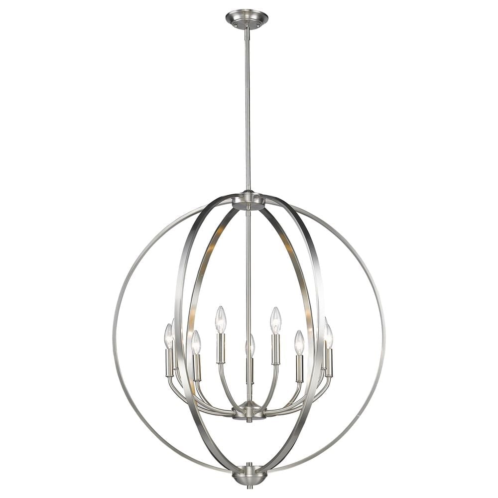 Golden Lighting Colson 9-Light Chandelier in Pewter, , large