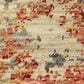 Oriental Weavers Soleri 3"3" x 5" Beige and Pink Area Rug, , large