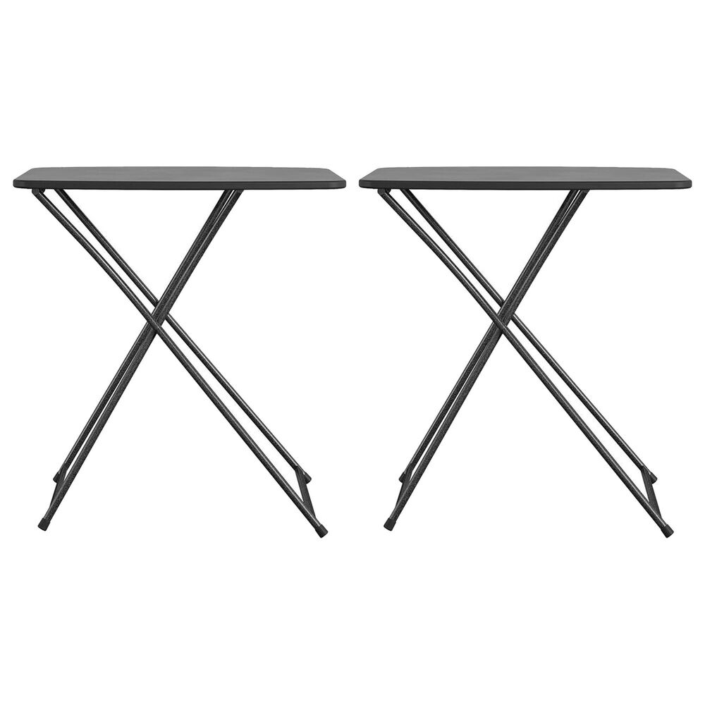 DHP Folding Activity Table in Black &#40;Set of 2&#41;, , large