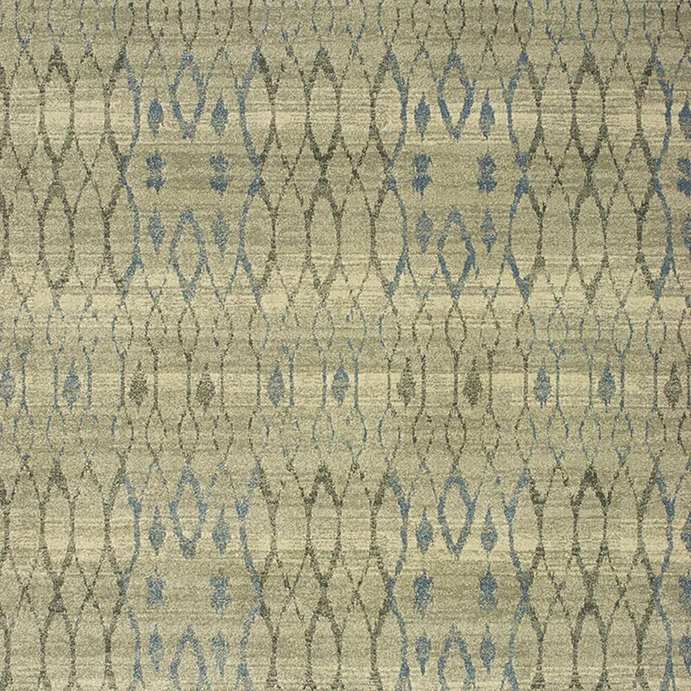 Oriental Weavers Raleigh 1807H 2&#39;3&quot; x 7&#39;6&quot; Ivory and Blue Runner, , large