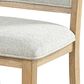Furniture of America Virex Upholstered Side Chair in Natural (Set of 2), , large
