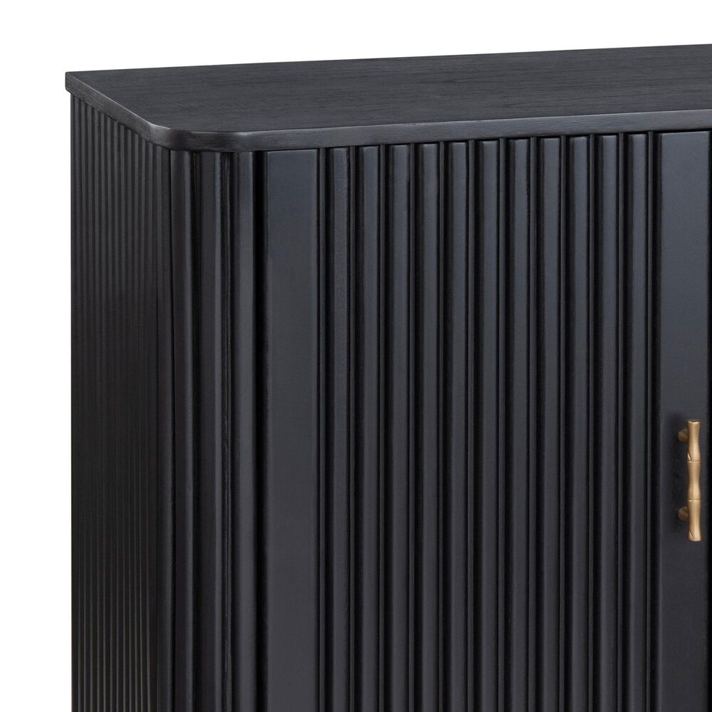 Crestview Collection Camden 2-Door Cabinet in Black, , large