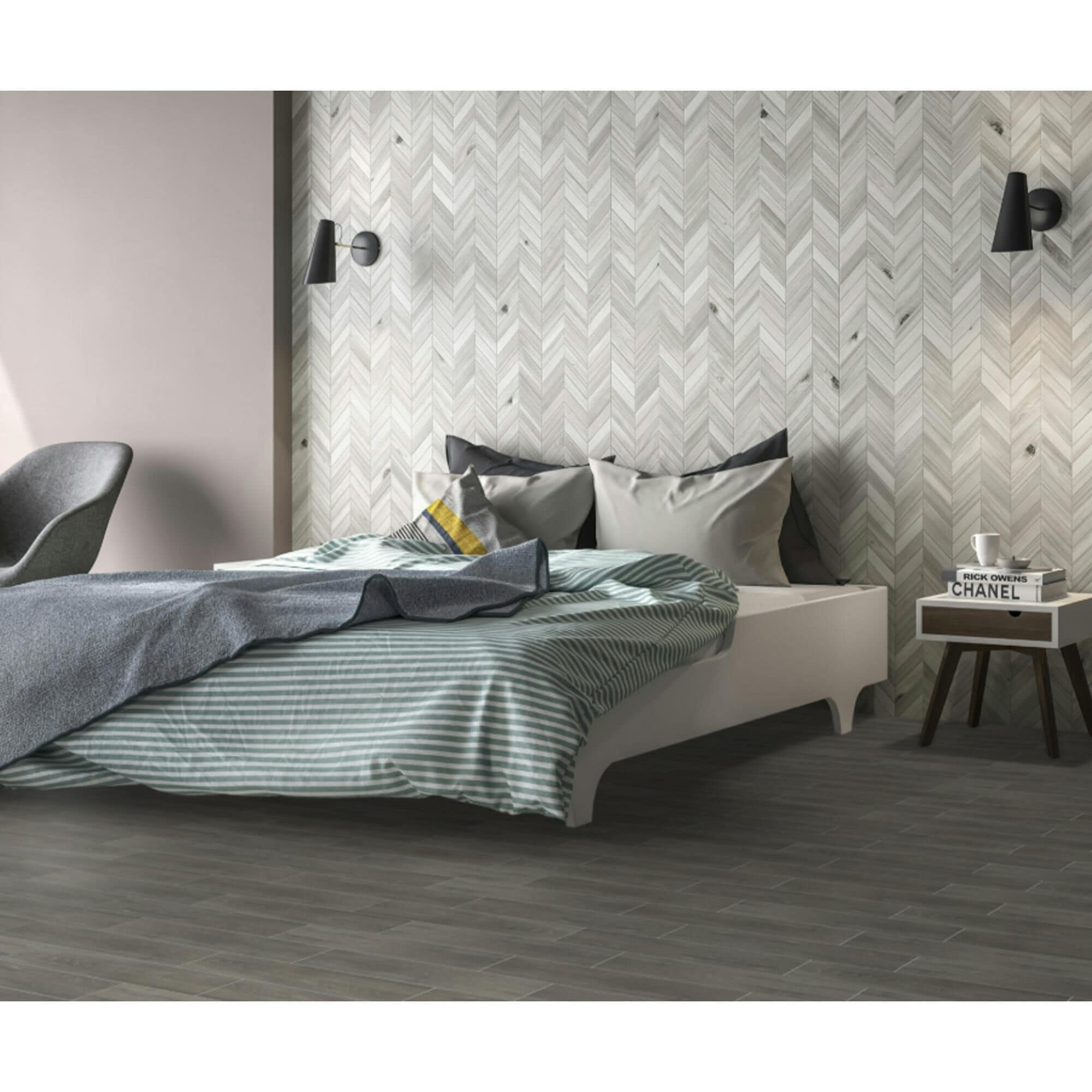 MS International 6x24(16.00sf/ctn) Grey Ceramic Tile | Nebraska